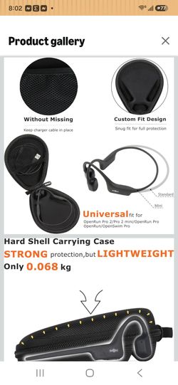 Bone conduction headphones case