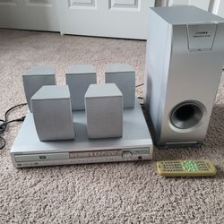 Fisher 5.1 Surround Sound Home Theater System w/ Powered Subwoofer