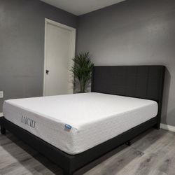 Queen Bed Frame And Mattress 