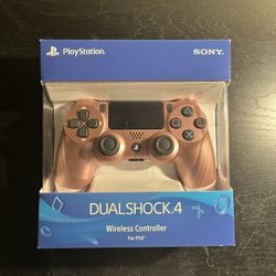 NEW, FACTORY SEALED ROSE GOLD PS4 DUALSHOCK