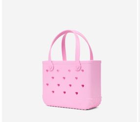 NWT new Bitty Bogg Bag Hearts Pink Taffy