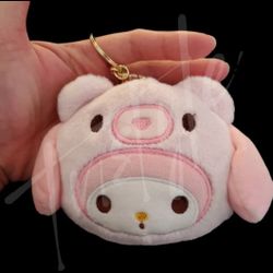 My Melody Plush Wallet Keychain 