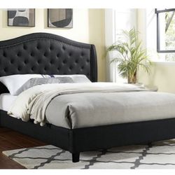Black King Bed Frame