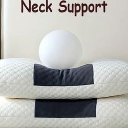 2 Pcs Neck Support Pillow 