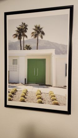 Palm Springs house  canvas photo