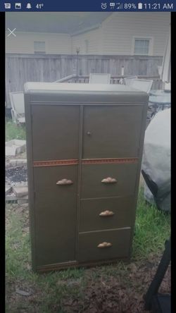 Slightly Used painted armoire
