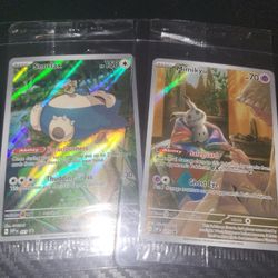 Snorlax And Mimikyu etb Promos