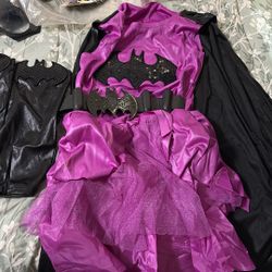 Bat Girl Size Child Mèdium Open Box Never Used