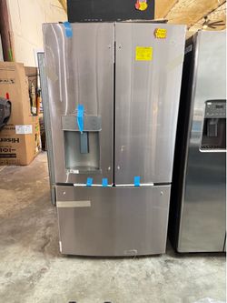 GE 22.1 cu. ft. French Door Refrigerator in Fingerprint Resistant Stainless Steel, Counter Depth and ENERGY STAR