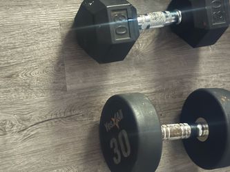 30 pound dumbbells