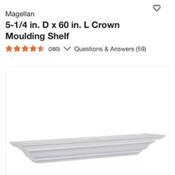 Crown Moulding Shelf