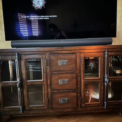 Media Tv Console Cabinet - wood