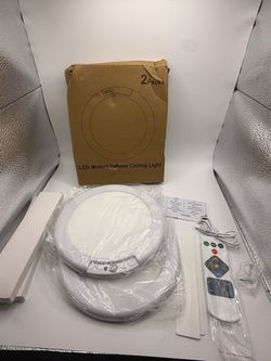 Rechargeable Motion Sensor Ceiling Light (2-pack)