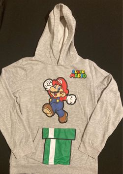 Boys Super Mario Hoodie Size 14