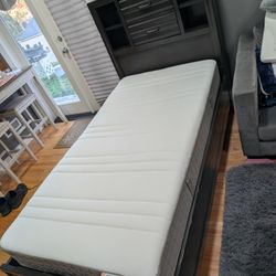 Twin Size Bed Frame And Mattress 