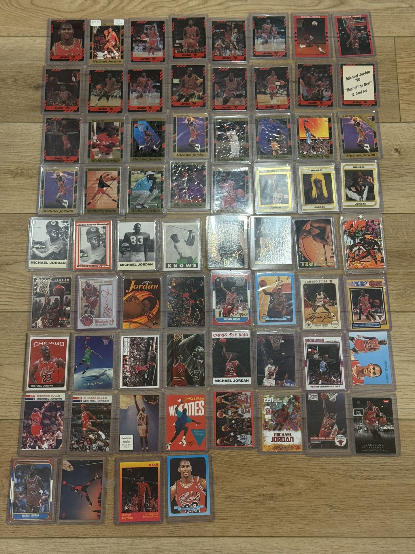 Michael Jordan Promo And Rare 68 Card Collection