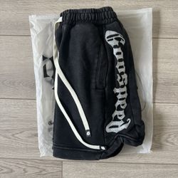 Godspeed Courtside Sweat Shorts Black Wash Size-M