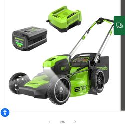 80V 21" Cordless Battery 4-in-1 Push Lawn Mower w/ 4.0Ah Battery & Charger