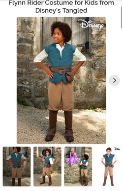 Boys Flynn Rider Kids Costume SZ S new
