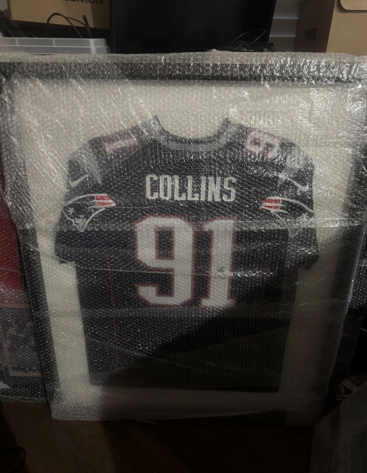 Jamie Collins Signed Framed Jersey Authenticated