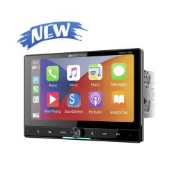 ((NEW))Soundstream Double DIN Car Stereo - Apple CarPlay & Android Auto Head Unit, 10.6” Floating Touchscreen Car Stereo with Bluetooth, Aux Inpu
