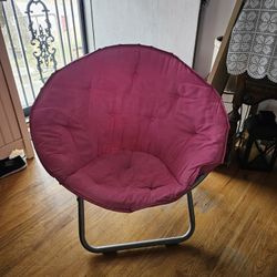 Hot Pink Saucer Chair/Papisan Chair