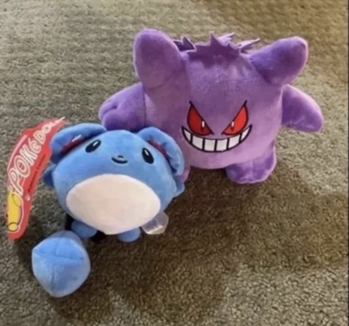 Pokémon Gengar & Mimikyu Plush