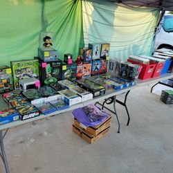 COLLECTIBLES POP UP SALE COMICS DRAGON BALL HOT WHEELS STAR WARS FIGURES MARVEL DC LOT RICK & MORTY