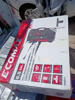 New air compressor eco-maxx portable no offers no trades 75th Ave Indian School $60 cash serious buyers only please new in the box