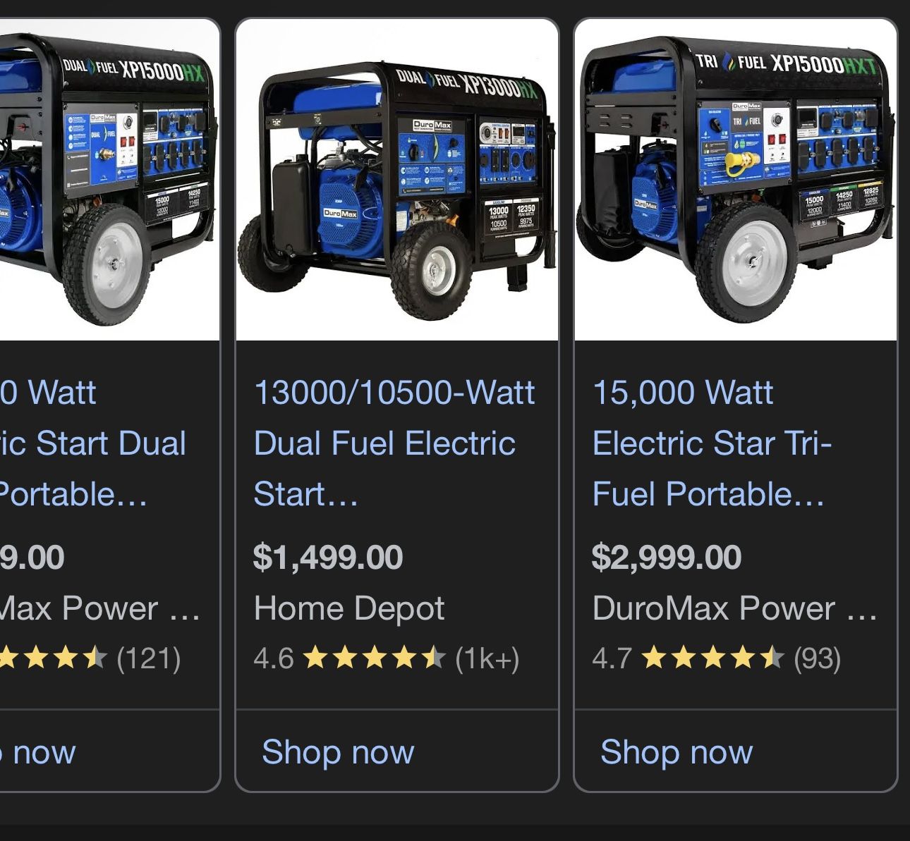 Home Generator XP15000