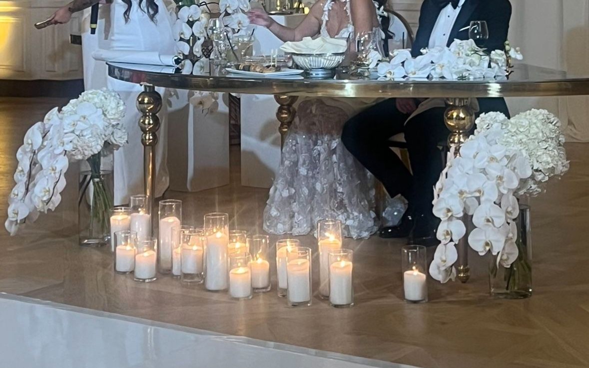 46 Hurricane Vases For Candles- Floating & Pillar