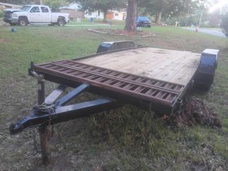 16ft heavy duty utility trailer