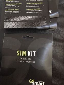 Go smart mobile sim kit brand new