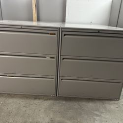 HAWORTH “OFFICE/HOME FILE CABINET 3 DRAWERS LATERAL METAL FILE 