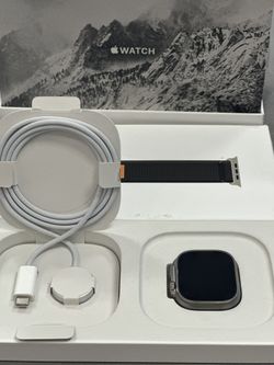 Apple Ultra Titanium Starlight Watch 