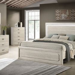 Brand New Grey Queen Bedroom Set (Available In Eastern King)