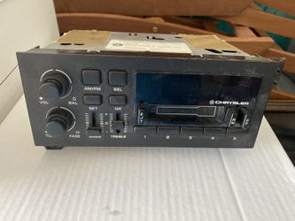 Mopar AM/FM radio with cassette player