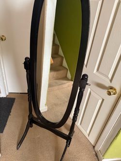 Vintage-Style Freestanding Cheval Mirror – 59” Tall – $75 OBO
