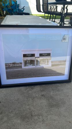 Prada Wall Art With Frame (Prada Desert Store)