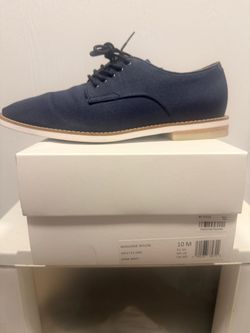Mens Calvin Klein Aggussie Nylon Oxford casual dress shoes size 10