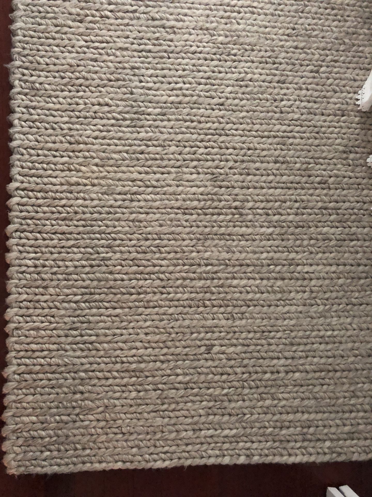 Restoration Hardware Chunky Braided Wool Rug 8x10