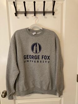 George Fox Large Gray Crewneck