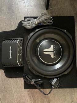 🔊 JL Audio 12" Shallow Subwoofer + Rockford Fosgate 500W Amp Setup
