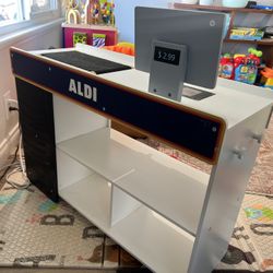 Aldi Cash Register Supermarket Pretend Play Toy Toddler Checkout 