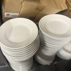 Bulk White Restaurant Plates (ITI Brand) – Heavy Duty – 100+ Available