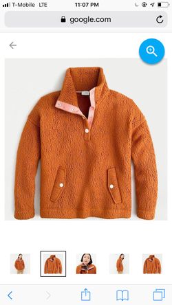 Brand New with tags J Crew Polar Fleece Pullover