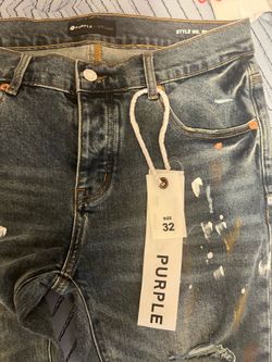Purple jeans