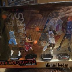 1999 Mattel Michael Jordan Then And Now Collection 