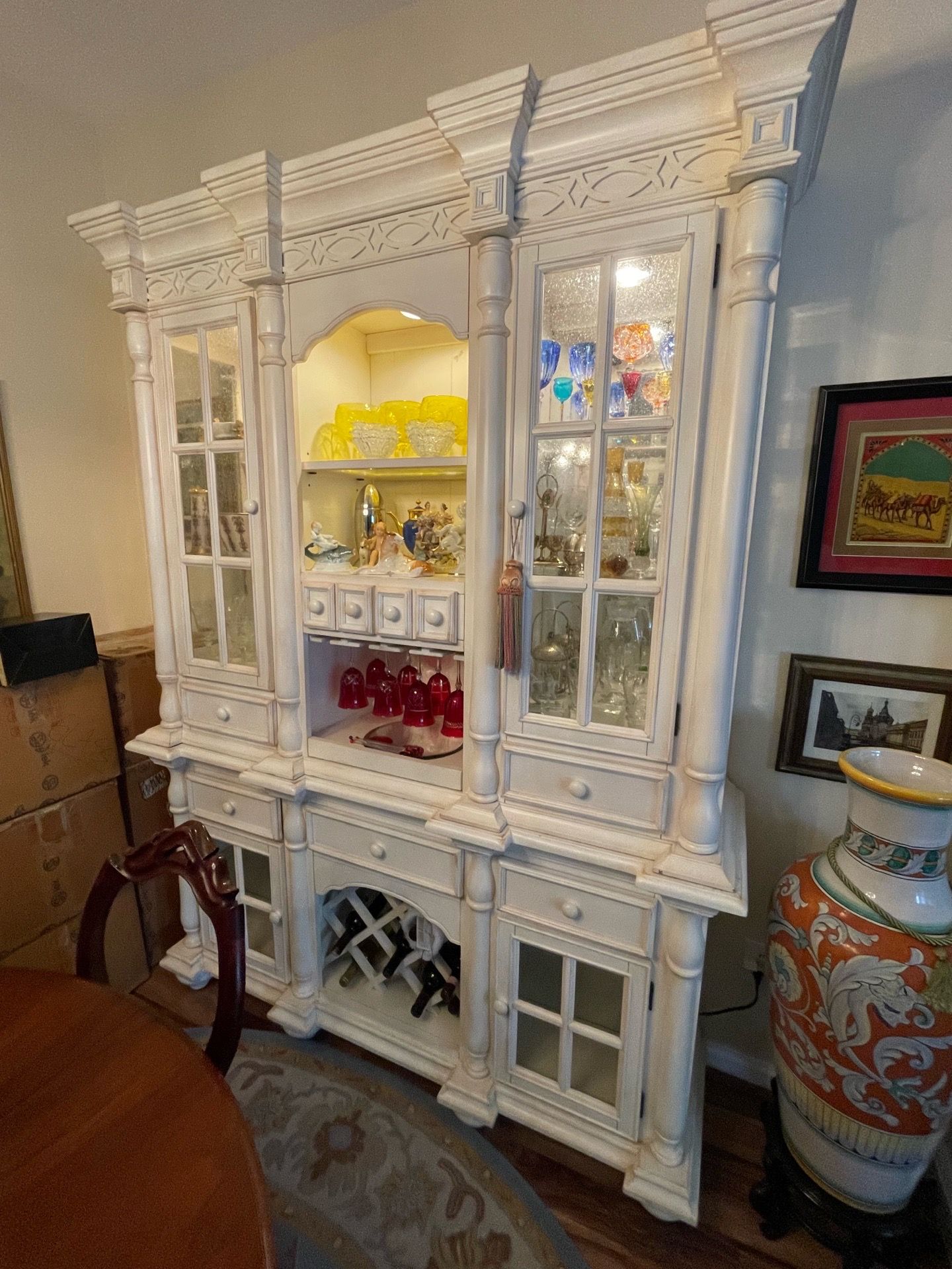 Gorgeous breakfront, hutch