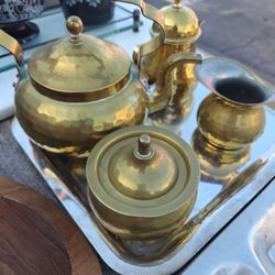 Brass Tea Set
